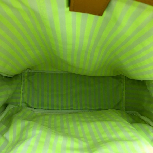 AUTHENTIC A.TESTONI Backpack-Bag yellow Leather - Picture 4 of 8